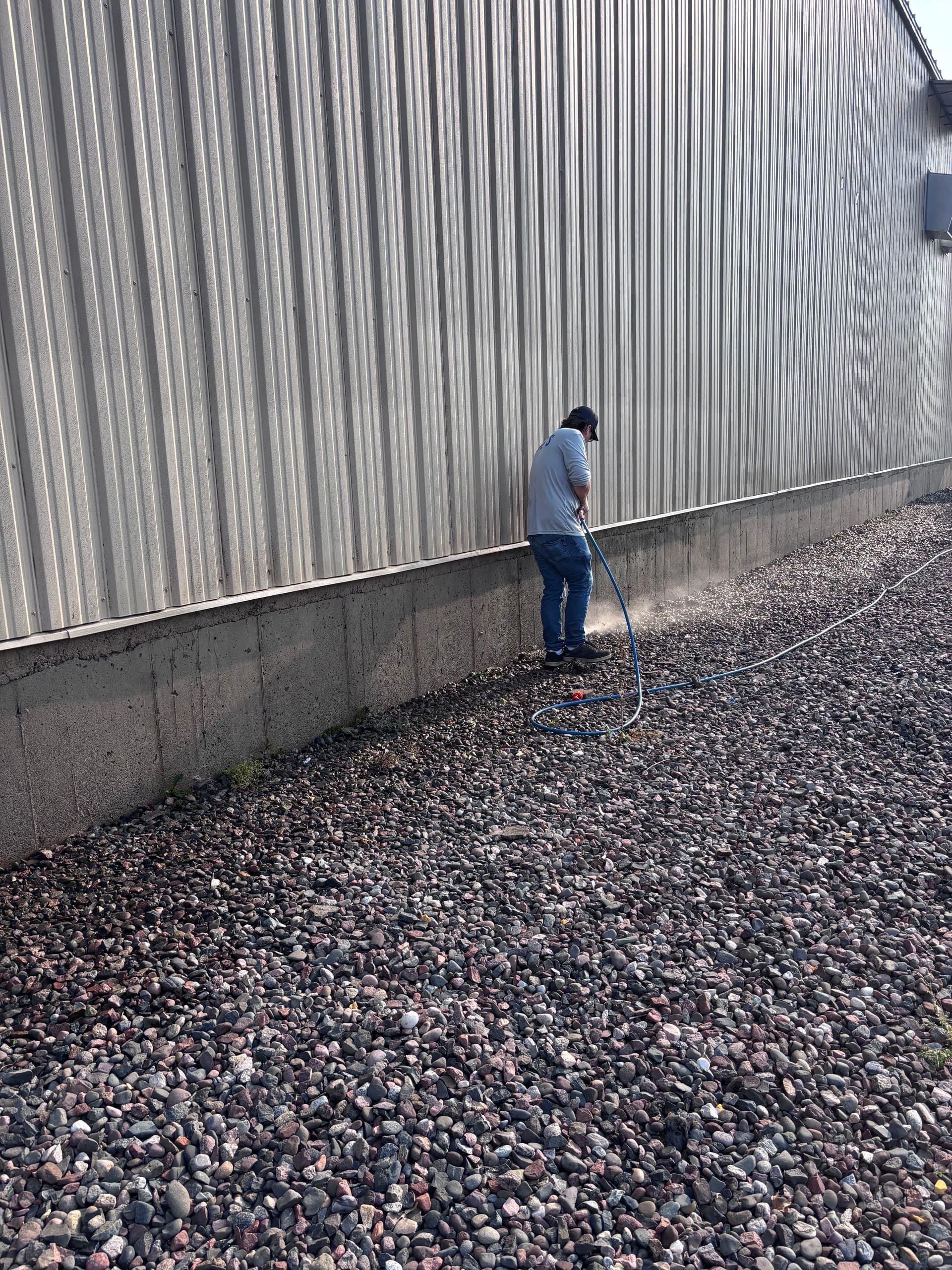 Concrete and Block Wall Wash at Great Northern Corporation
