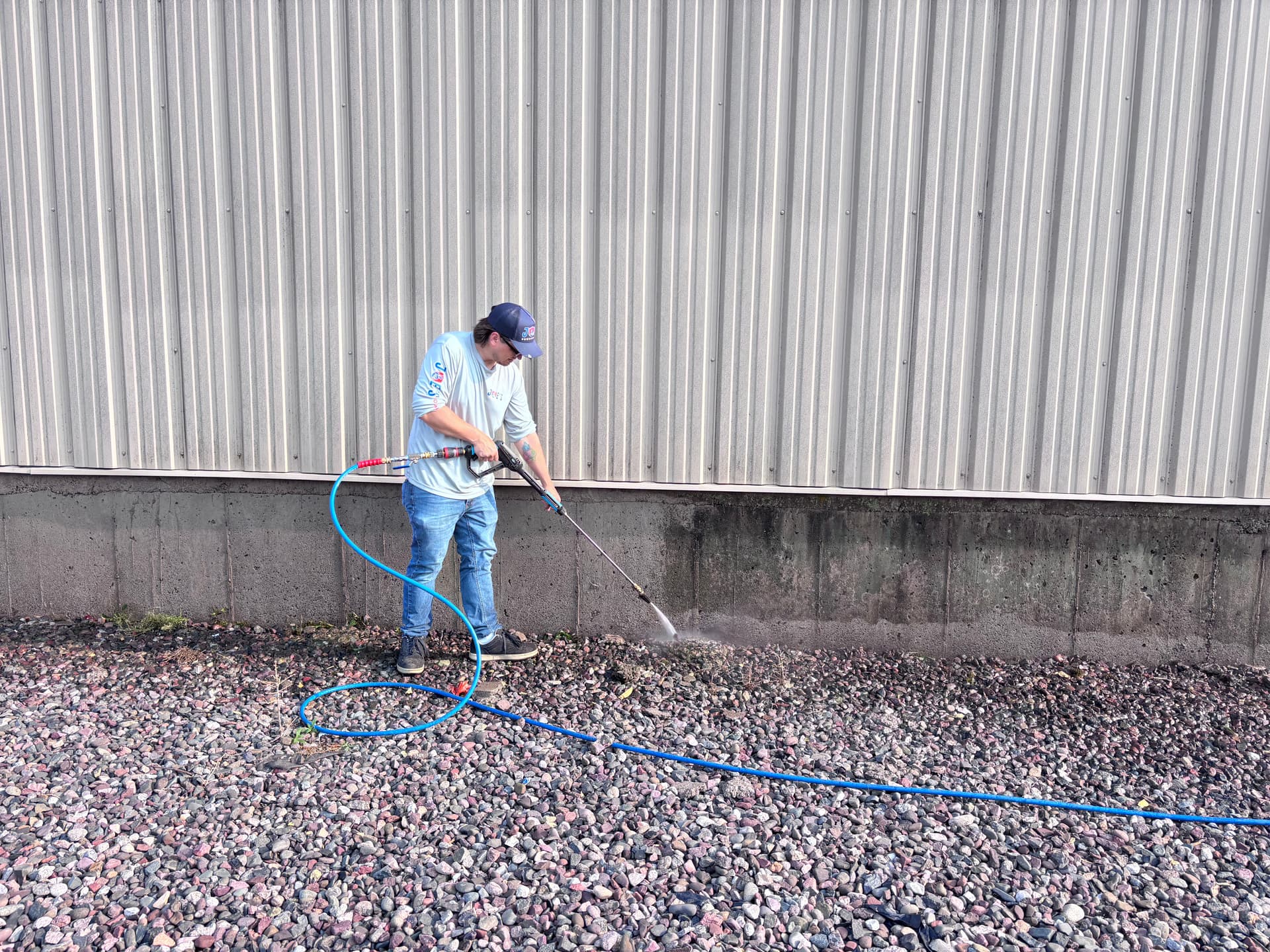 Concrete and Block Wall Wash at Great Northern Corporation